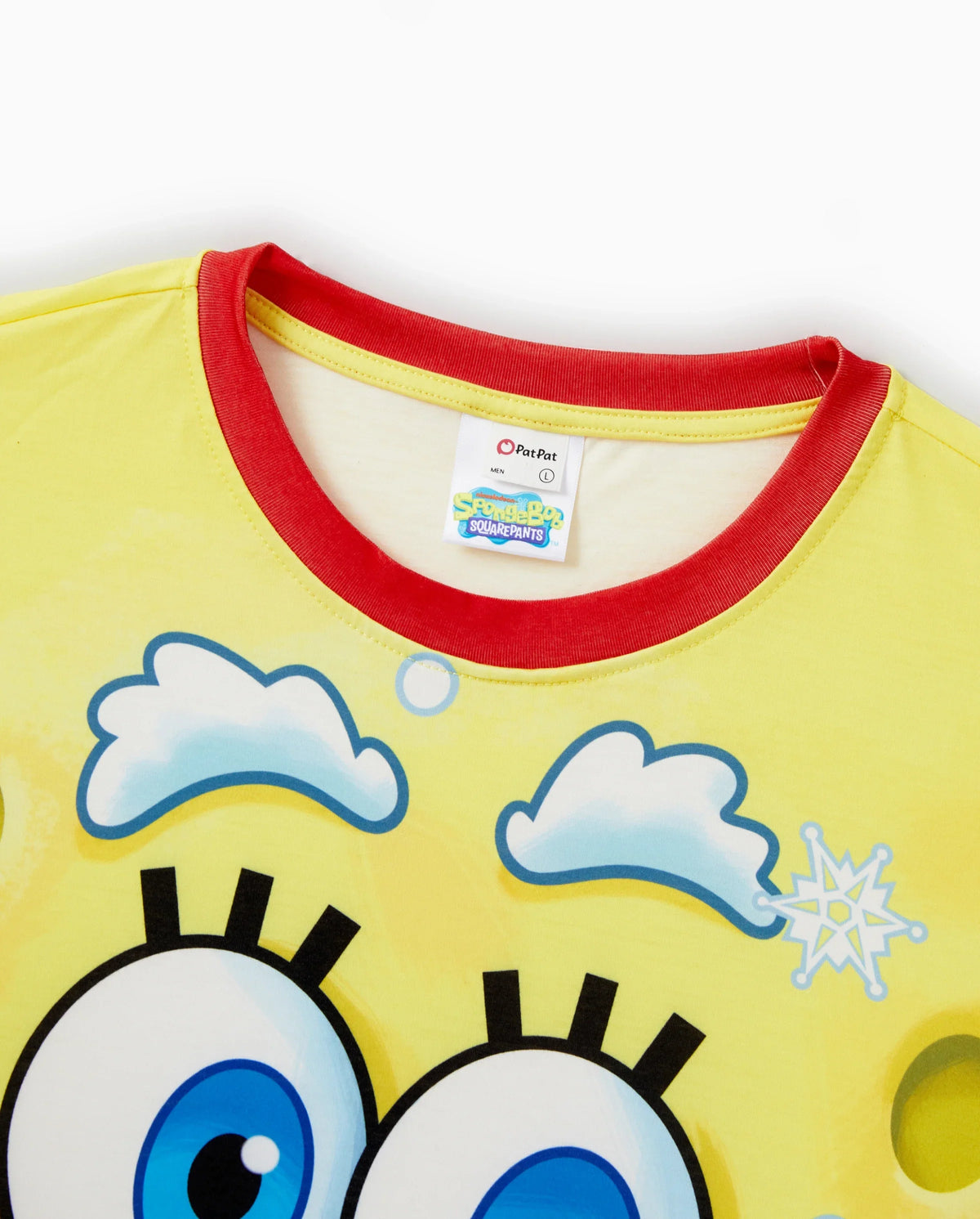 PatPat SpongeBob SquarePants Family Matching Christmas Pajamas Yellow