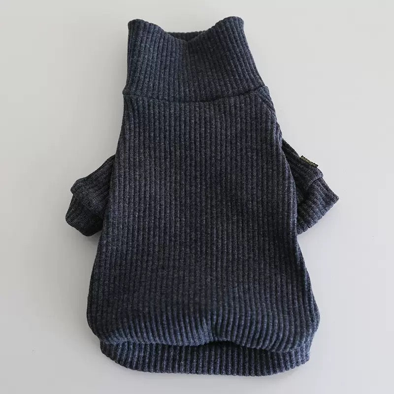 Solid Color Soft Knit Dog Cat Vest/T-shirt